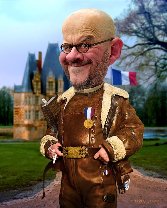 caricature by Rodney Pike