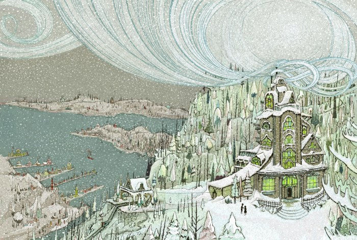 largewebcovergreenglassflat