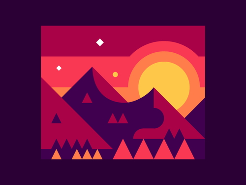 mountain-sunrise-dribbble-alex-pasquarella